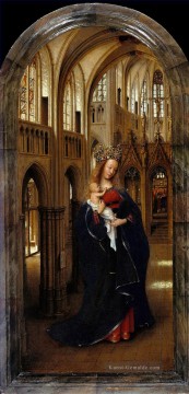 Madonna in der Kirche Renaissance Jan van Eyck Ölgemälde